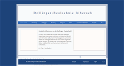 Desktop Screenshot of dollinger-realschule.de